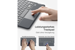inateck Keyboard iPad 11 iPad 10th Gen. Com. QWERTZ gray