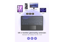 inateck Keyboard Surface gray Surface GO 1-4 Com. QWERTZ