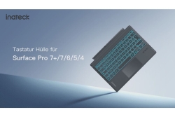 inateck Keyboard Surface gray, Sureface GO 1-4 Com. QWERTZ