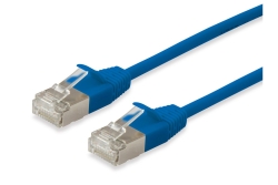 Equip Patchkabel Cat6A SlimFlex F/FTP 0.15m blau LSZH...