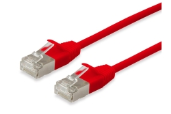 Equip Patchkabel Cat6A SlimFlex F/FTP 0.15m rot LSZH...