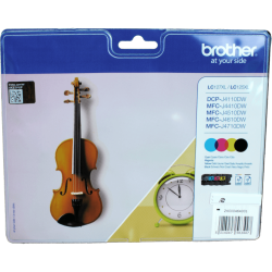 4 Brother Tinten LC-127XLVALBPDR Multipack KCMY