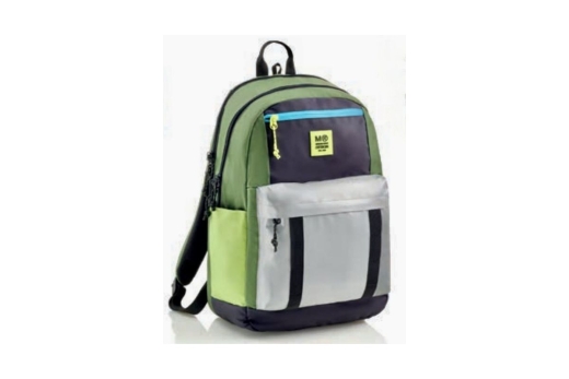 Miquelrius Rucksack Triple Amsterdam Recy 28l 3 Fächern grün