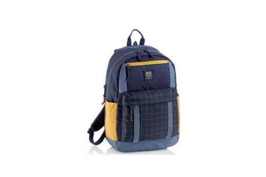 Miquelrius Rucksack Triple Amsterdam Recy 28l 3 Fächern blac