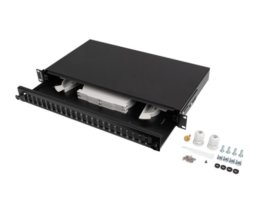 LANBERG 19 Fiber Patchpanel 1U 24xSC DUPLEX/24xLC QUAD sw