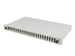 LANBERG 19 Fiber Patchpanel 1U 24xSC DUPLEX/24xLC QUAD gr