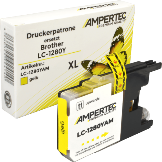 Ampertec Tinte kompatibel mit Brother LC-1280XLY yellow
