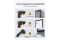 Inateck BCST-35 Black 1D/2D QR Barcode Scanner, kabellos
