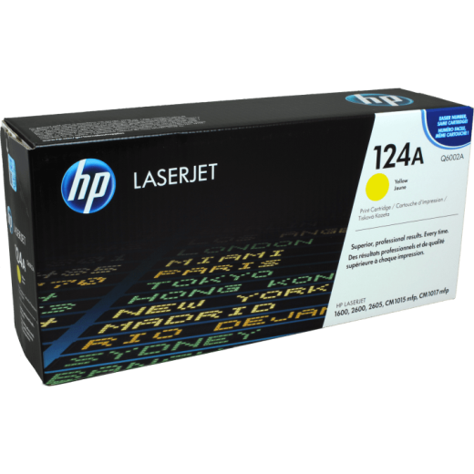 HP Toner Q6002A 124A yellow