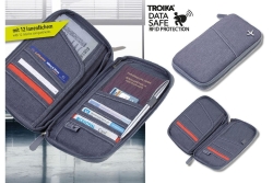TROIKA Etui SAFE FLIGHT grau