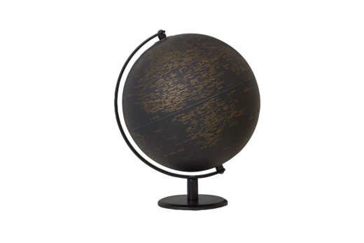 TROIKA Globus PLANET goldfarben, schwarz