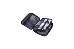 TROIKA Kabeltasche CONNECTED schwarz