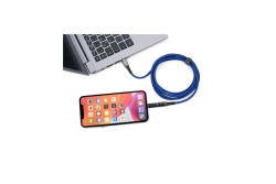 TROIKA Ladekabel SPEEDY XL blau