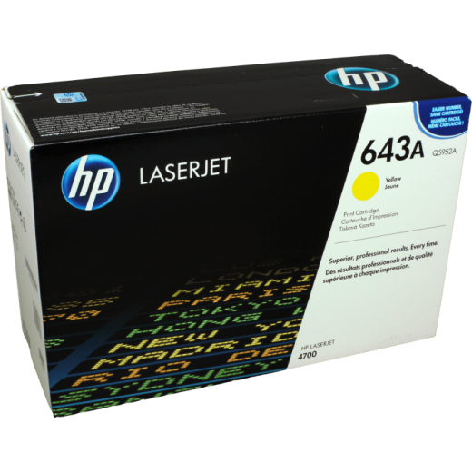 HP Toner Q5952A 643A yellow
