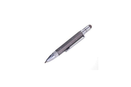 TROIKA Multitasking-Kugelschreiber LILIPUT TOOL PEN titan
