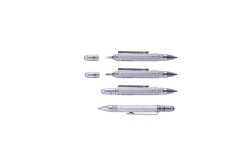 TROIKA Multitasking-Kugelschreiber LILIPUT TOOL PEN titan