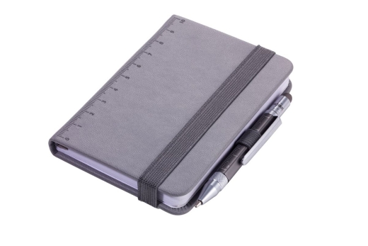 TROIKA Notizblock LILIPAD+LILIPUT TOOL PEN grau