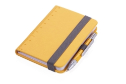 TROIKA Notizblock LILIPAD+LILIPUT TOOL PEN gelb
