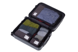 TROIKA Reise-Kompressionstaschen Set BUSINESS PACKING CUBES