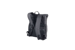 TROIKA Roll Top Rucksack TROIKA BLACK ROLL TOP