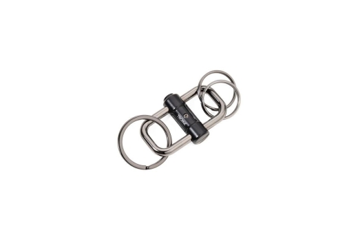 TROIKA Schlüsselanhänger 2-WAY KEY schwarz