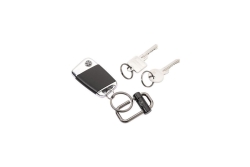 TROIKA Schlüsselanhänger 2-WAY KEY schwarz