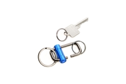 TROIKA Schlüsselanhänger 2-WAY KEY blau