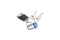 TROIKA Schlüsselanhänger 2-WAY KEY blau
