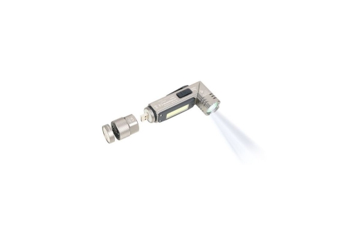 TROIKA Taschenlampe ECO KNICKLICHT PRO titanfarben