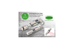 TROIKA Taschenlampe ECO KNICKLICHT PRO titanfarben