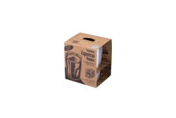 TROIKA Thermobecher ESPRESSO DOPPIO silberfarben