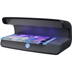 SafeScan 75 LED UV/Weißl Prüfgerät Währungen, Pässe Schwarz