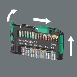 Wera Tool-Check Combi 1 m Tasche u Knipex Cobra Zange,40tei