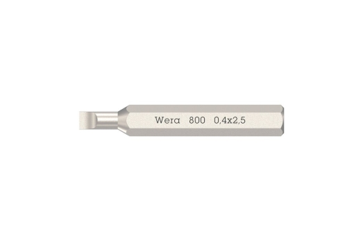Wera 800 Micro Bits 0,40 x 2,5 x 30mm