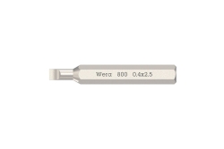 Wera 800 Micro Bits 0,40 x 2,5 x 30mm