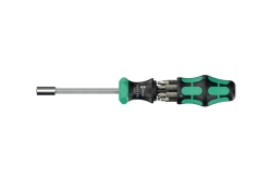 Wera Kraftform Kompakt 27 RA 2, Ratsche m Bits, 6-teilig