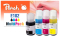 Peach Patrone Epson CISS 102 MultiPack bk,c,m,y remanufactured