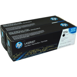 2 HP Toner CB540AD 125A Doppelpack schwarz