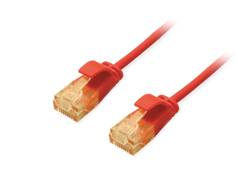 Equip Patchkabel Cat6A SlimFlex U/UTP 0.25m rot LSZH...