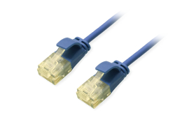 Equip Patchkabel Cat6A SlimFlex U/UTP 0.15m blau LSZH...