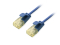 Equip Patchkabel Cat6A SlimFlex U/UTP 0.25m blau LSZH 2xRJ45 Polybeutel
