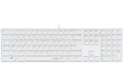 Speedlink Tastatur RIVA Slim Metal Scissor, weiss retail
