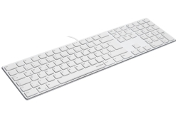 Speedlink Tastatur RIVA Slim Metal Scissor, weiss retail