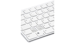 Speedlink Tastatur RIVA Slim Metal Scissor, weiss retail
