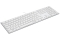 Speedlink Tastatur RIVA Slim Metal Scissor, weiss retail