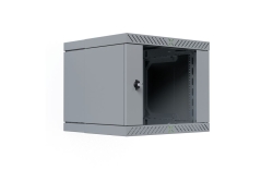 EFB 19 Wandgehäuse X-Rack mit Glastür 400-600mm 9HE grau