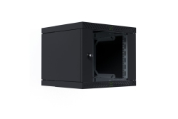 EFB 19 Wandgehäuse X-Rack mit Glastür 400-600mm 9HE schwarz