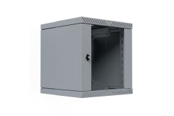 EFB 19 Wandgehäuse X-Rack mit Glastür 400-600mm 12HE grau
