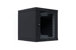 EFB 19 Wandgehäuse X-Rack mit Glastür 400-600mm 12HE schw.