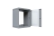EFB 19 Wandgehäuse X-Rack mit Glastür 400-600mm 15HE grau